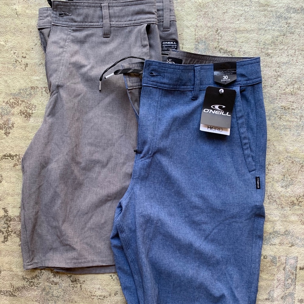 2 pair O’Neill hybrid stretch men’s shorts